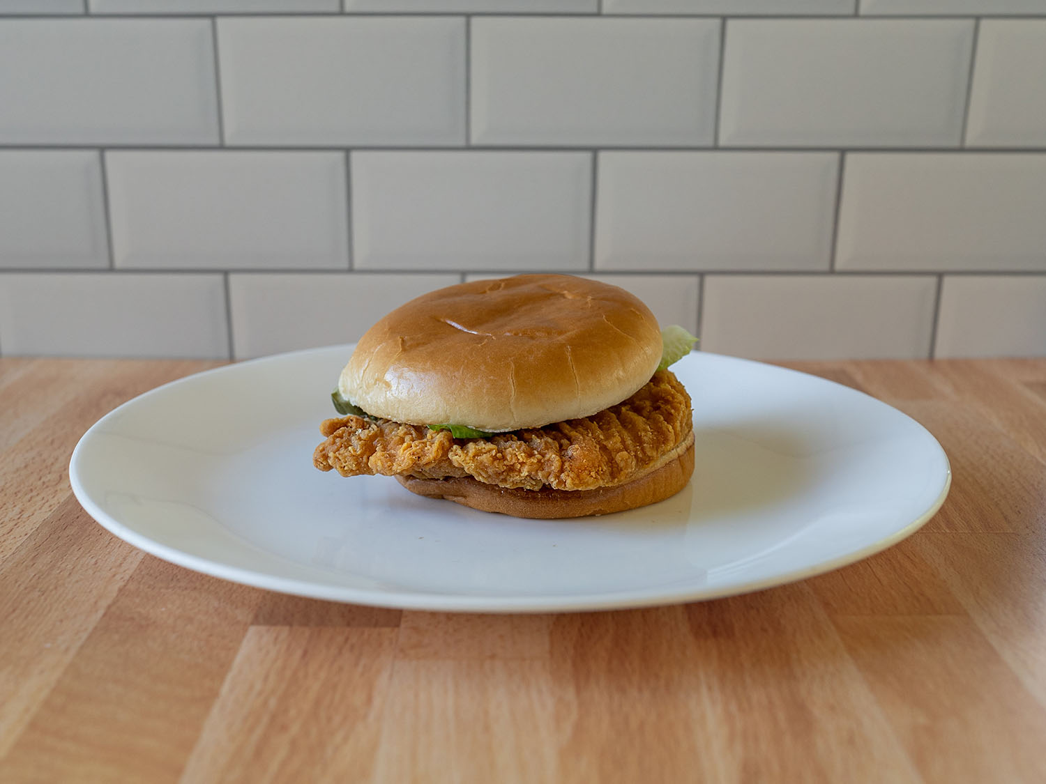 Wendy's Classic Chicken Sandwich sandwich side